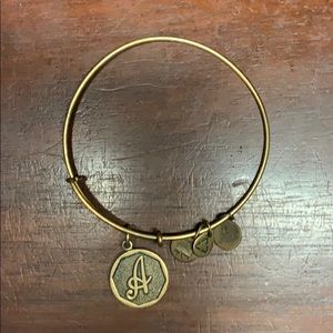 Alex & Ani Initial “A” Bracelet